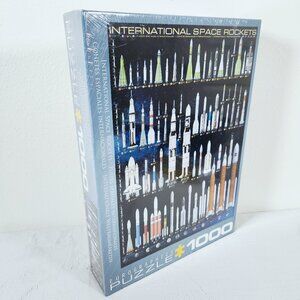 International Space Rockets Jigsaw Puzzle 1000 Pieces by Eurographics 19" x 26"